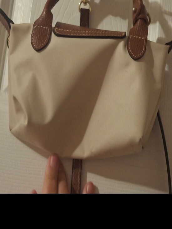 Longchamp - Le Pliage Recycled Nylon Canvas Cosmetics Case Color:Paper - Picture 3 of 3